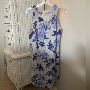 LOFT, Size 8, Linen/Cotton Blend Dress (53/47% respectively)